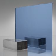 3mm Plaskolite Blue 1000 Mirror Acrylic Sheet