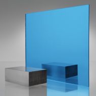 3mm Plaskolite Blue 2069 Mirror Acrylic Sheet