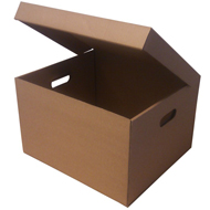 Single Wall One Piece Cardboard Archive Boxes