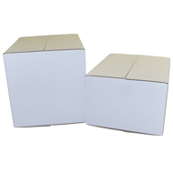 White Single Wall Cardboard Cartons